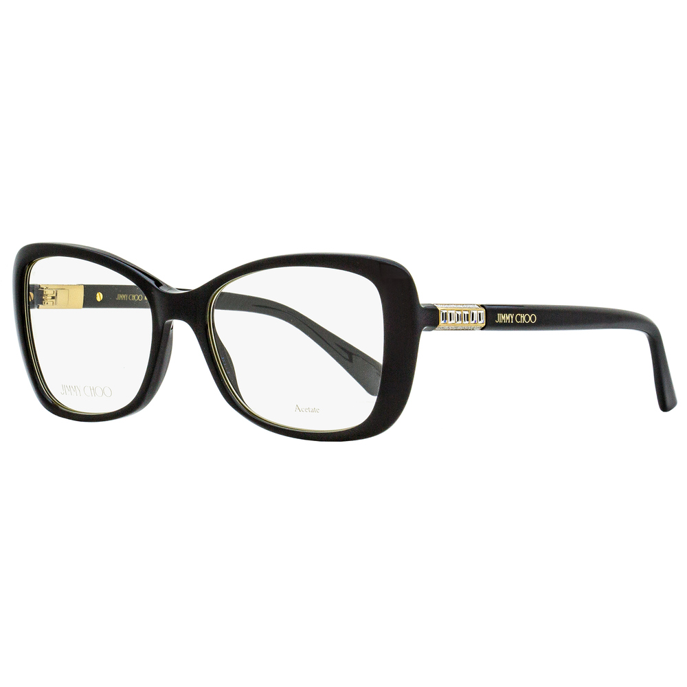 Jimmy Choo Butterfly Eyeglasses JC284 807 Black/Gold 53mm